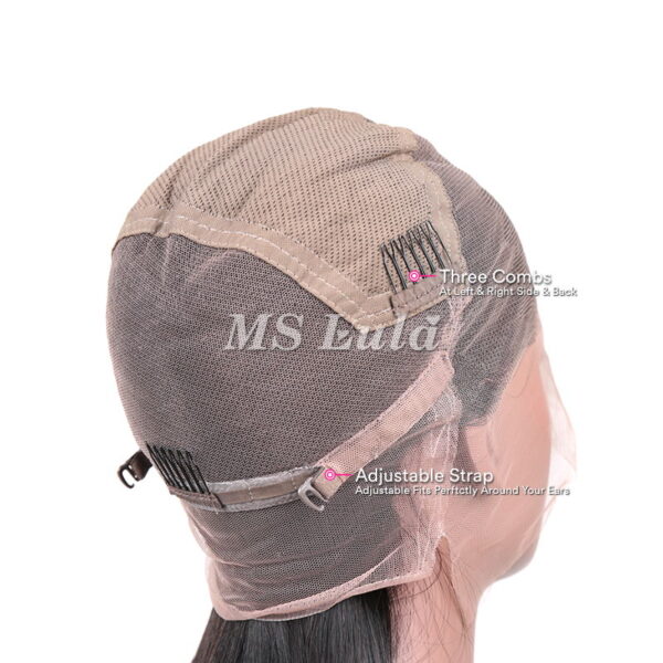 Virgin Human Hair Straight Transparent Full Lace Wigs - Image 10